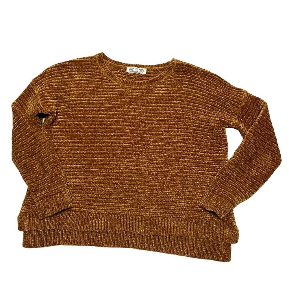 Pink Rose Sweater Gold Size L - Picture 7 of 10